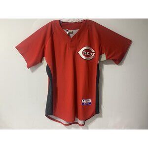 LIKE NEW - Cincinnati Reds Batting Practice Jersey Magestic Size Large
